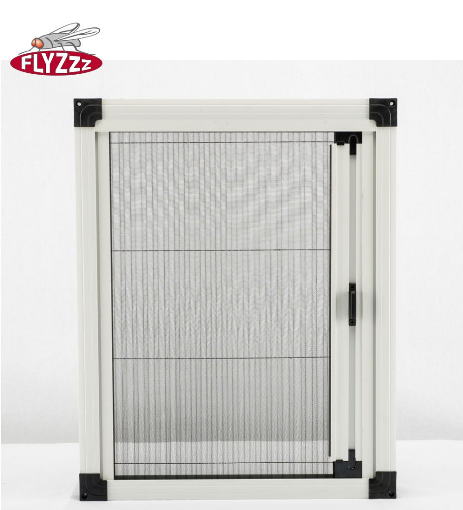 Good quality aluminium frame vertical folding mesh screen window