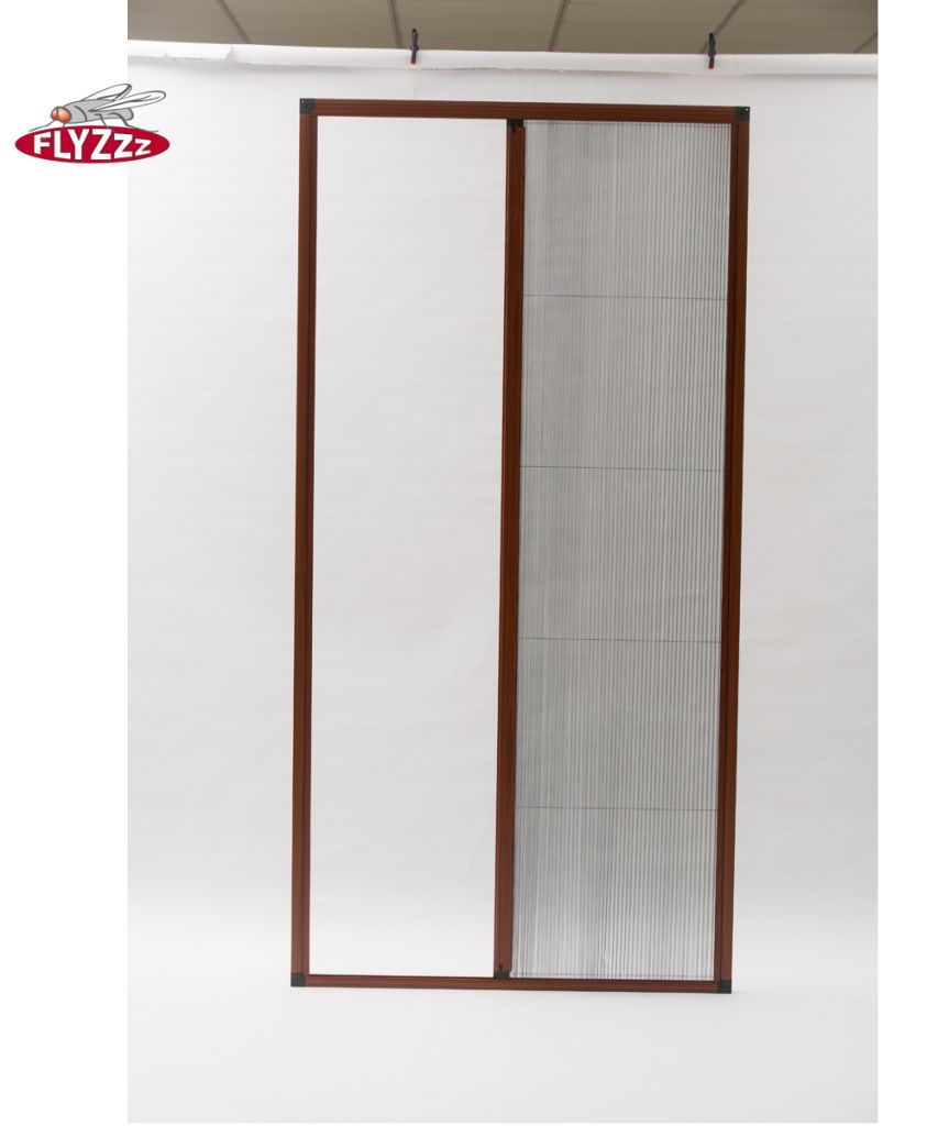 Factory Price Aluminium Plisse Waterproof Door With Mosquito Screen Net