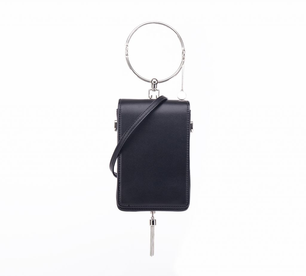 Small Leather Bag Crossbody Cellphone Bag Shiny Shoulder Bag for Women, Smartphone