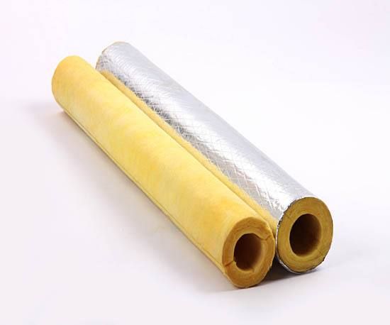 Hot Steam Pipeline Insulation Fireproof Glass Wool Pipe Insulation Industrial Pipe Cover