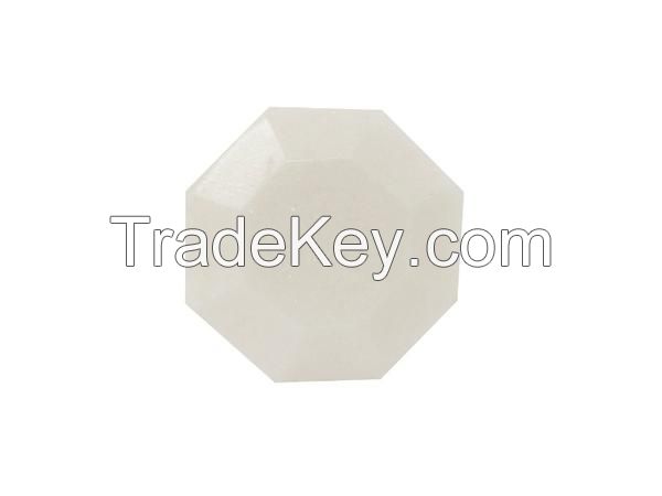 Faceted Marble Knobs Bone, Cabinet, Beige | Artisanal Creations