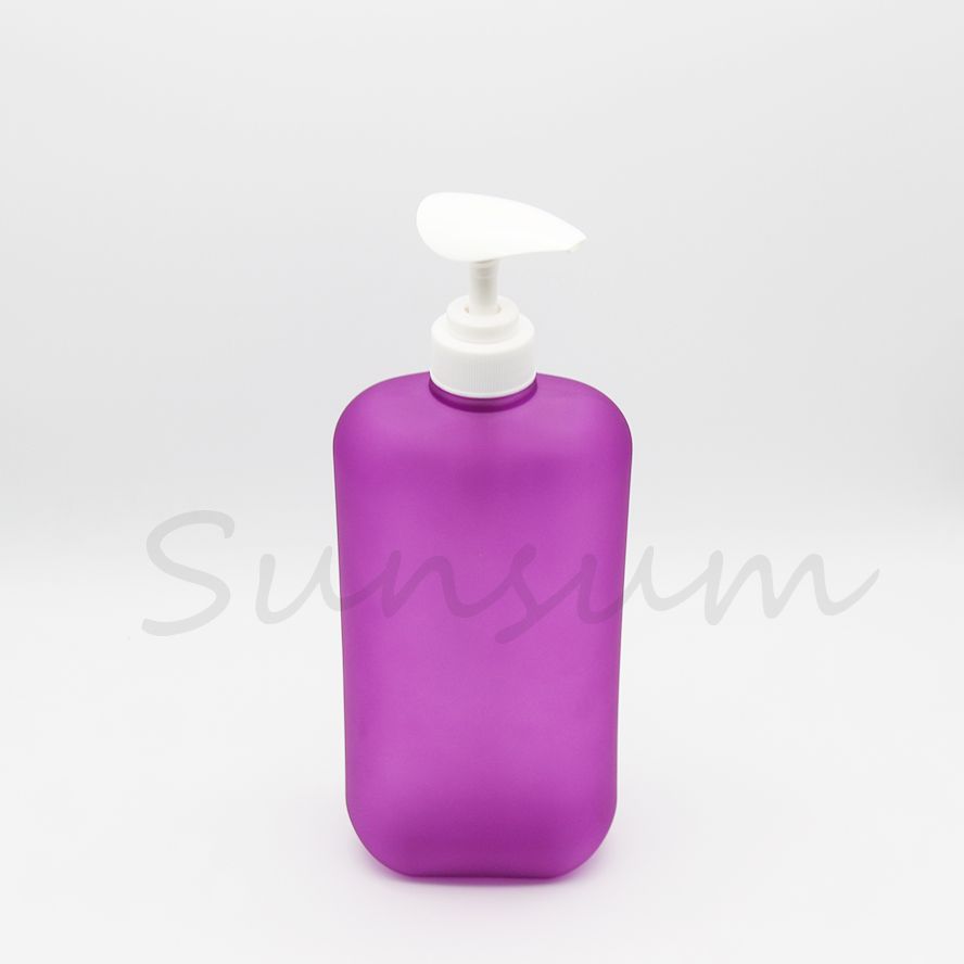 1000ml matte flat shampoo bottle