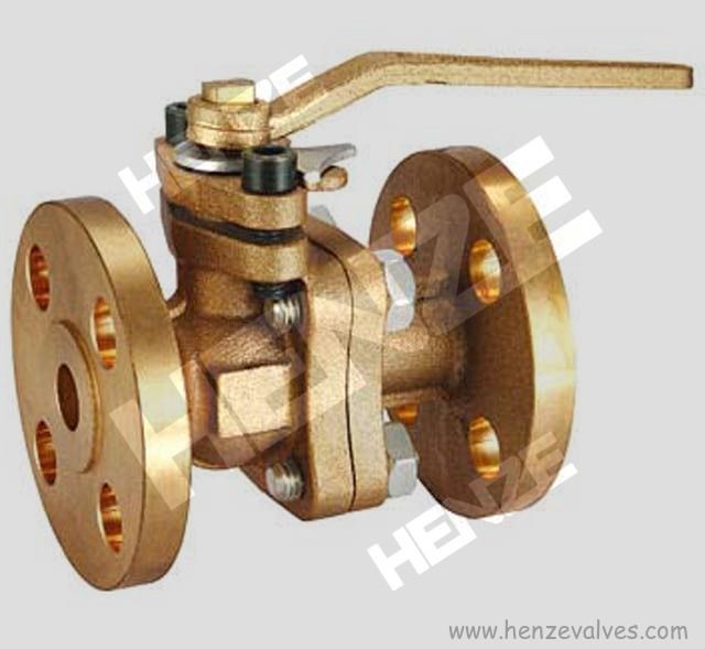 Thread NPT BSP Flanged RF FF Bronze Brass Ball Valve