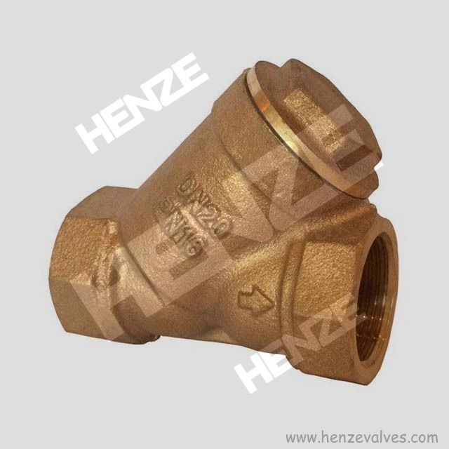 Thread NPT BSP Flanged RF FF Bronze Brass Y Strainer