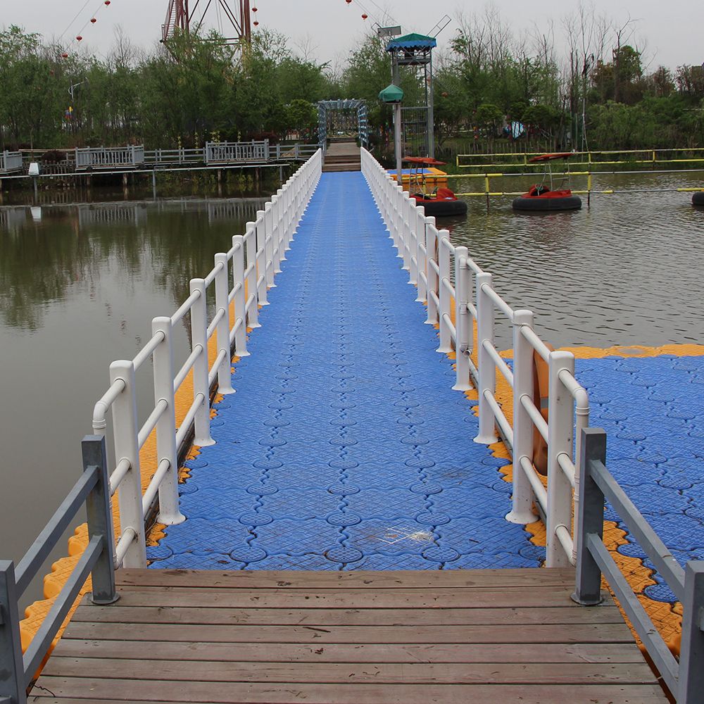 Plastic hdpe floating bridge for sale from ningbo jiayi marine