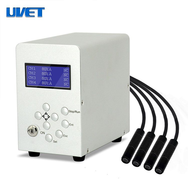 4 Channel UV LED spot curing system