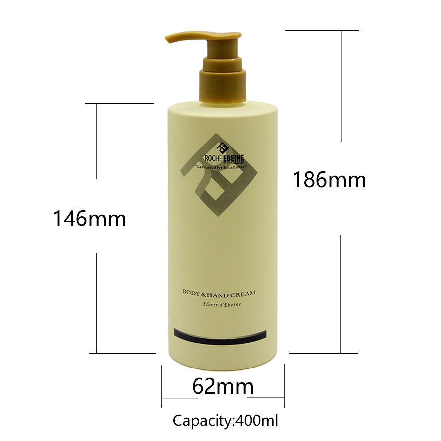 PET plastic Frosted bottle for shampoo and conditioner packaging use