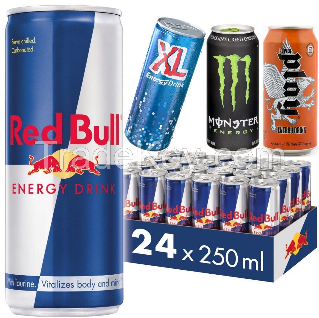 Energy Drinks (Redbull, Play, Monster, XL) Fresh Produce on 30% Discount