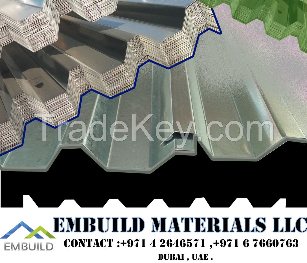 Profile Sheets , Metal Structure  , Z & C Purlins , PVC Sheets .