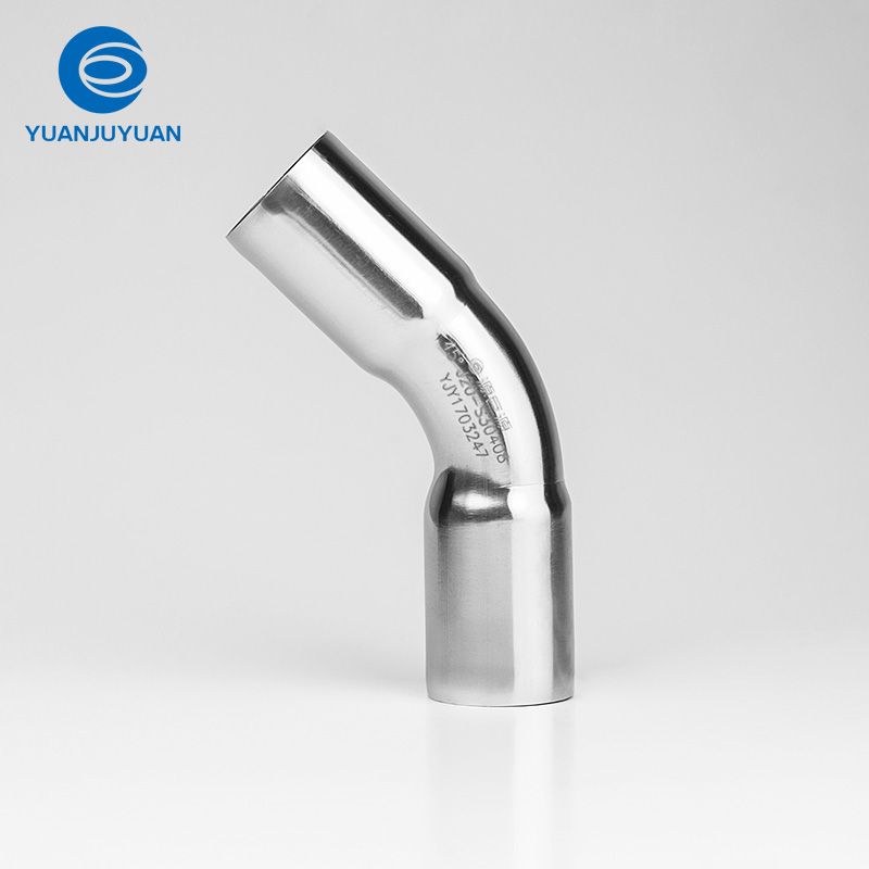 Food Grade 45 90 180 Degree Stainless Steel SS304/316L Elbow