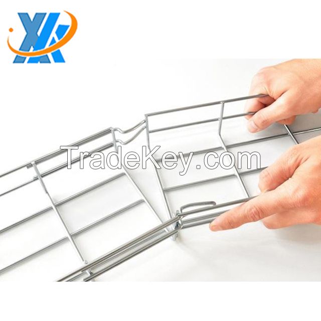 Flexible Outdoor Stainless Steel Cable Tray Ladders with Accessories Sizes