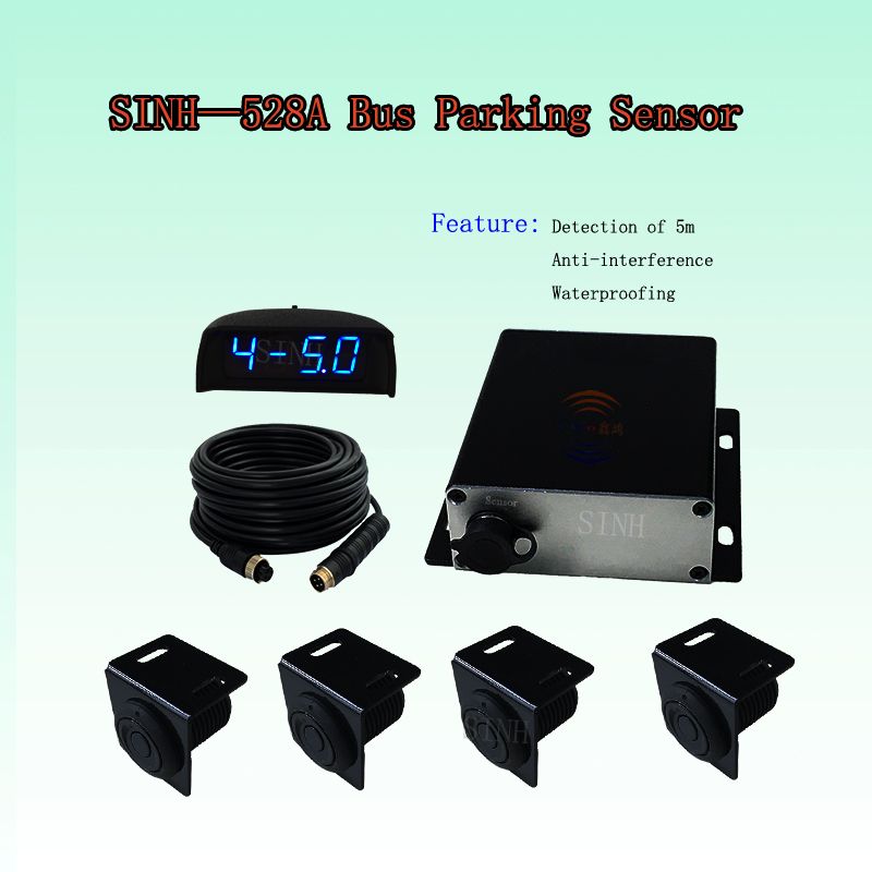 Parking sensor system for truck 12/24V Metal bumper