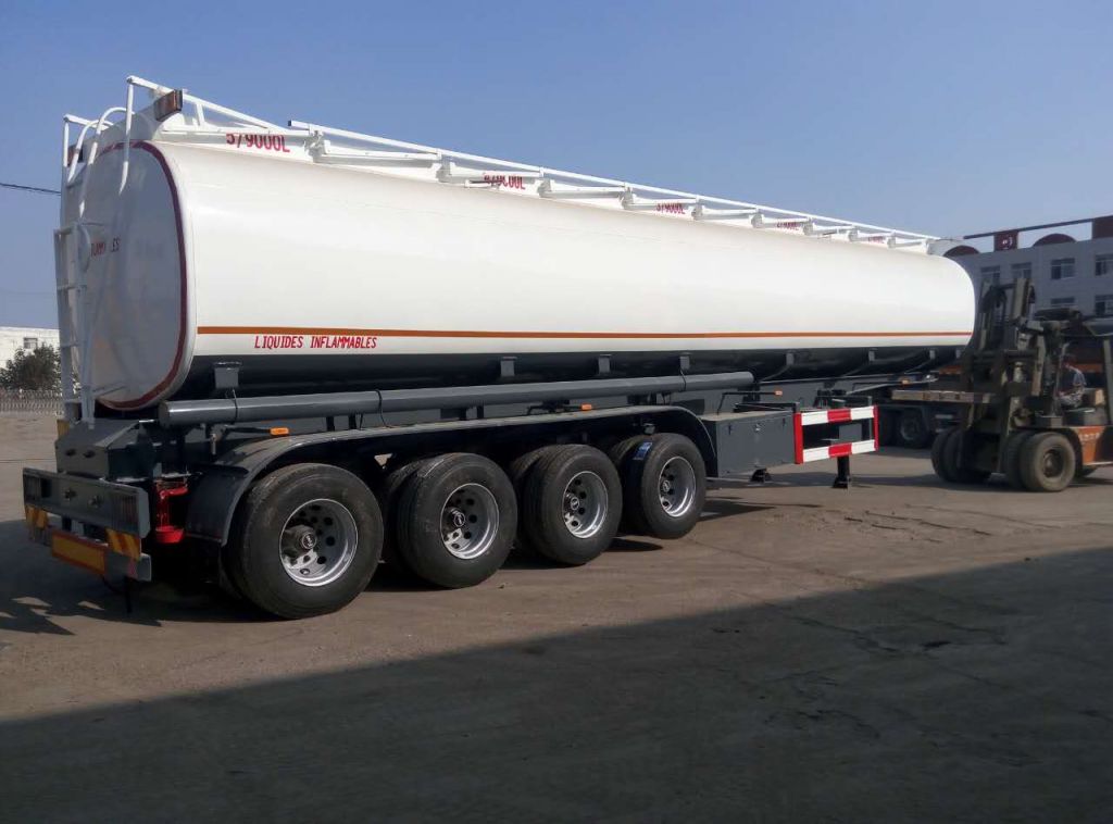 3 axle 6 compartment 42000liters oil fuel tank trailer