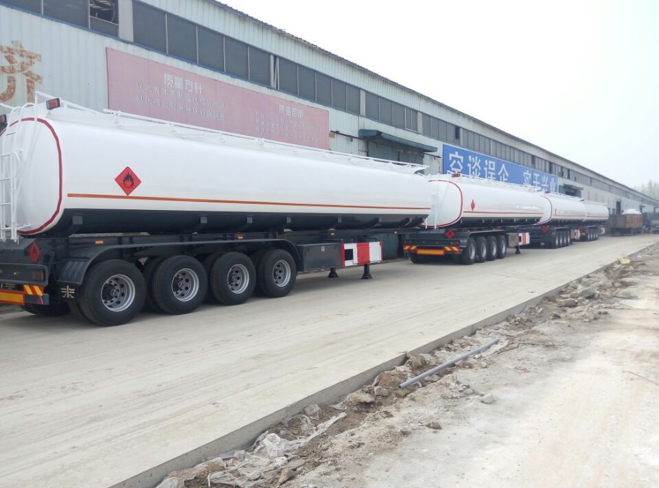 54000 Liters 6 compartment oil fuel tank trailer