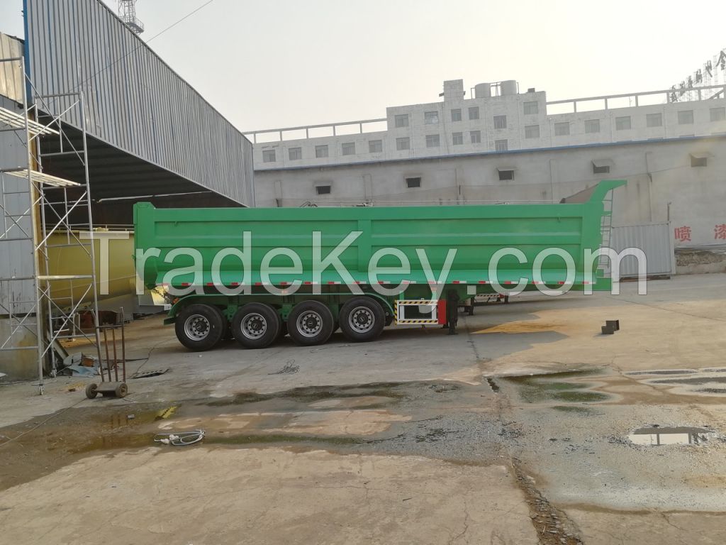 4 Axle 45cbm Dump Semi Trailer