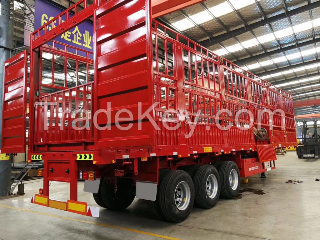 3 Axle 2 floor livestock transport Semi Trailer