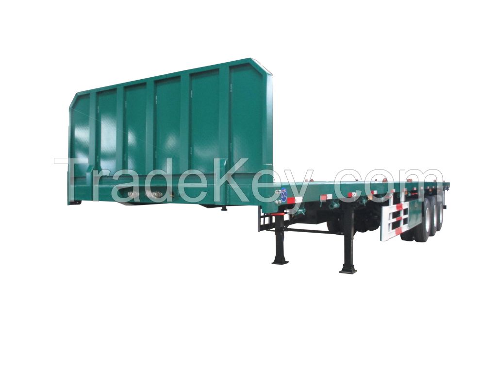 40Ft 3 Axle Container Transport Flatbed Skeleton Semi Trailer