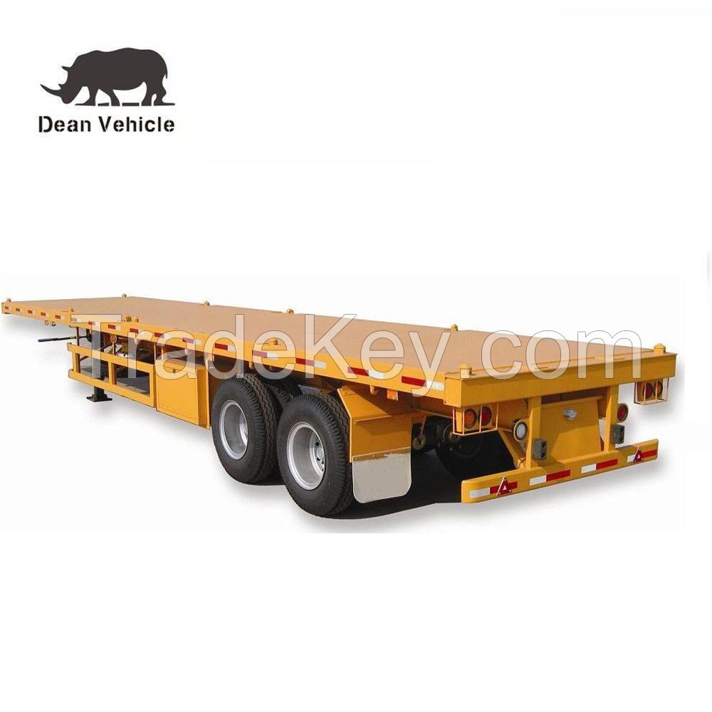 40ft 2 Axle Flatbed Semi Trailer