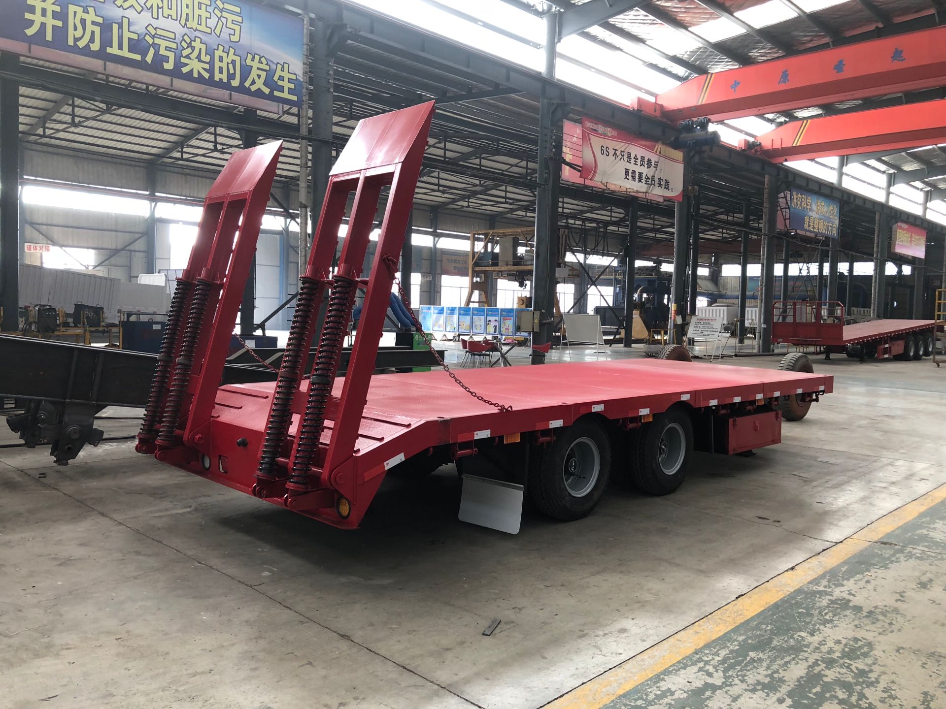 2 Axle Excavator transport trailer