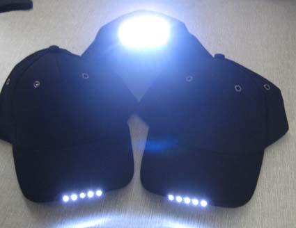 led lighting cap