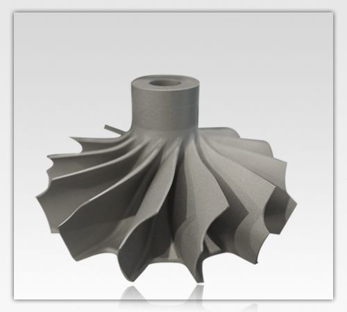 custom machining precision investment casting titanium turbine