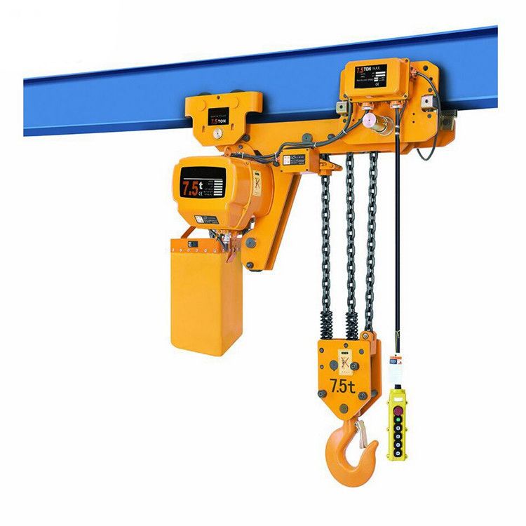 0.5 ton - 50 ton Electric chain hoist single or dual speed hook travelling hoist lifting equipment