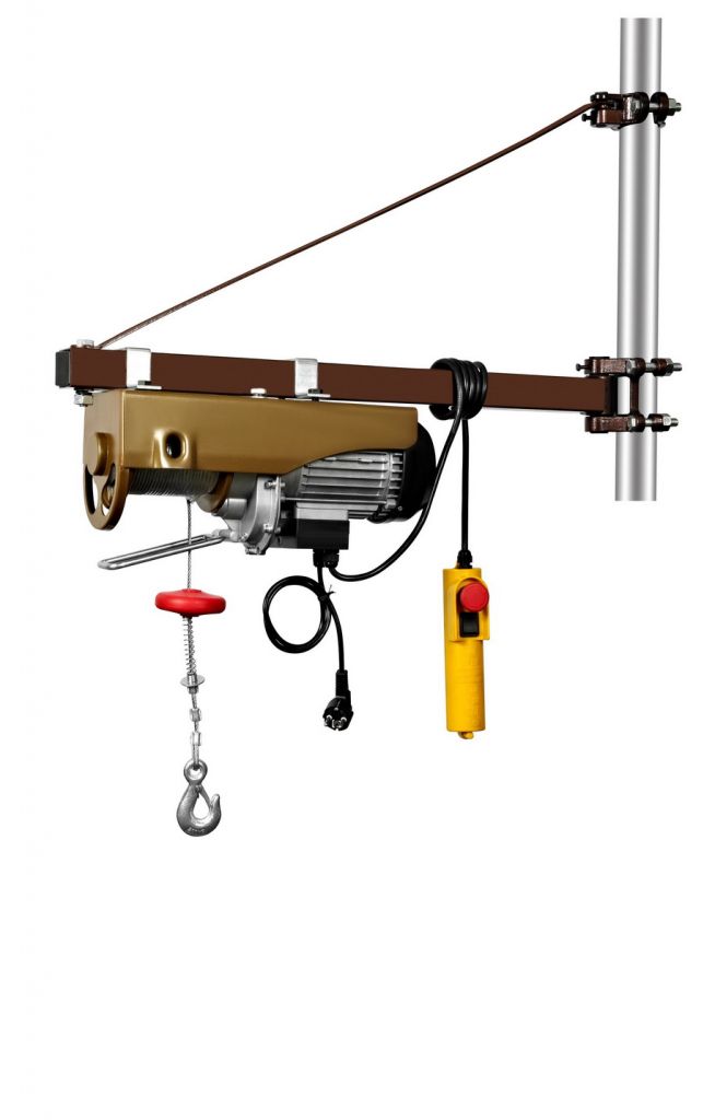 PA type 220V 100 kg - 1000 kg Mini electric hoist with traveling trolley micro lift crane