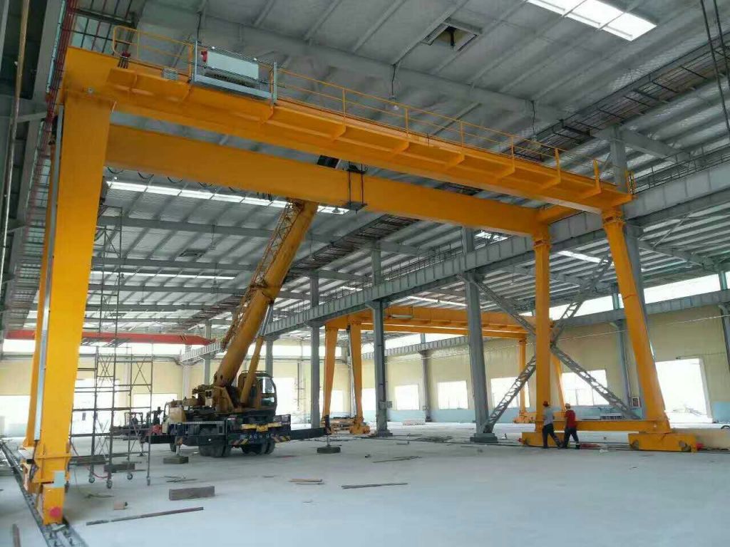 5 ton - 320 ton Double Girder Gantry Crane 50m mobile gate crane lifting machinery design drawing