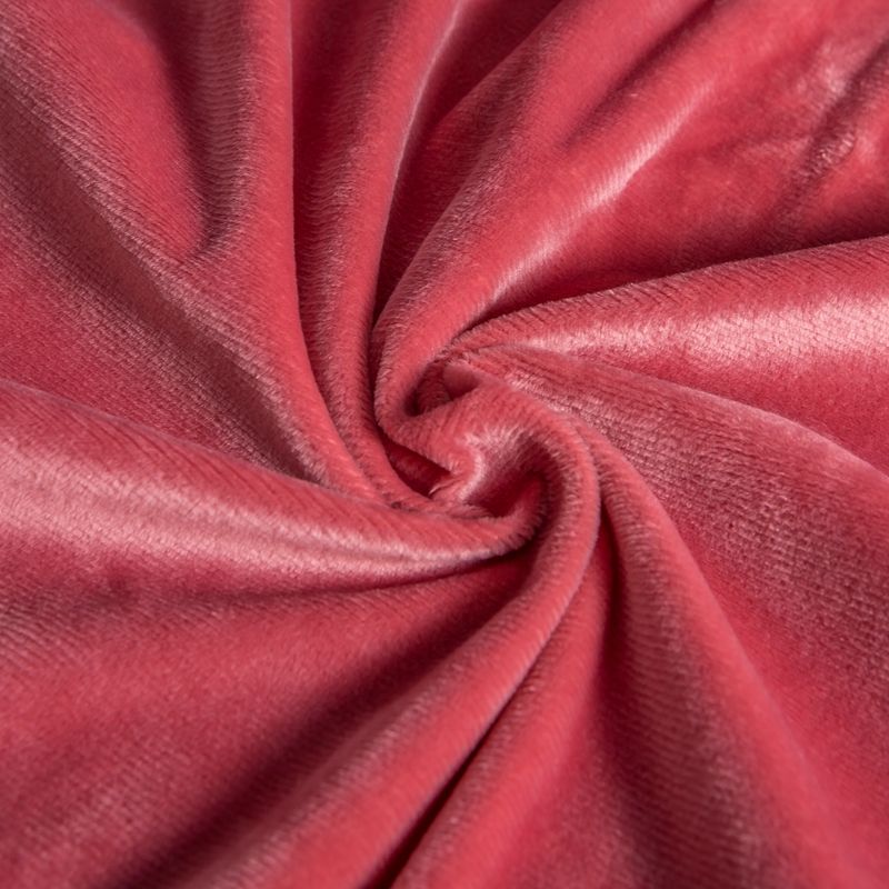 100% Polyester Super Soft Plush Fabric Plush Toy Fabric red Plush Fabric