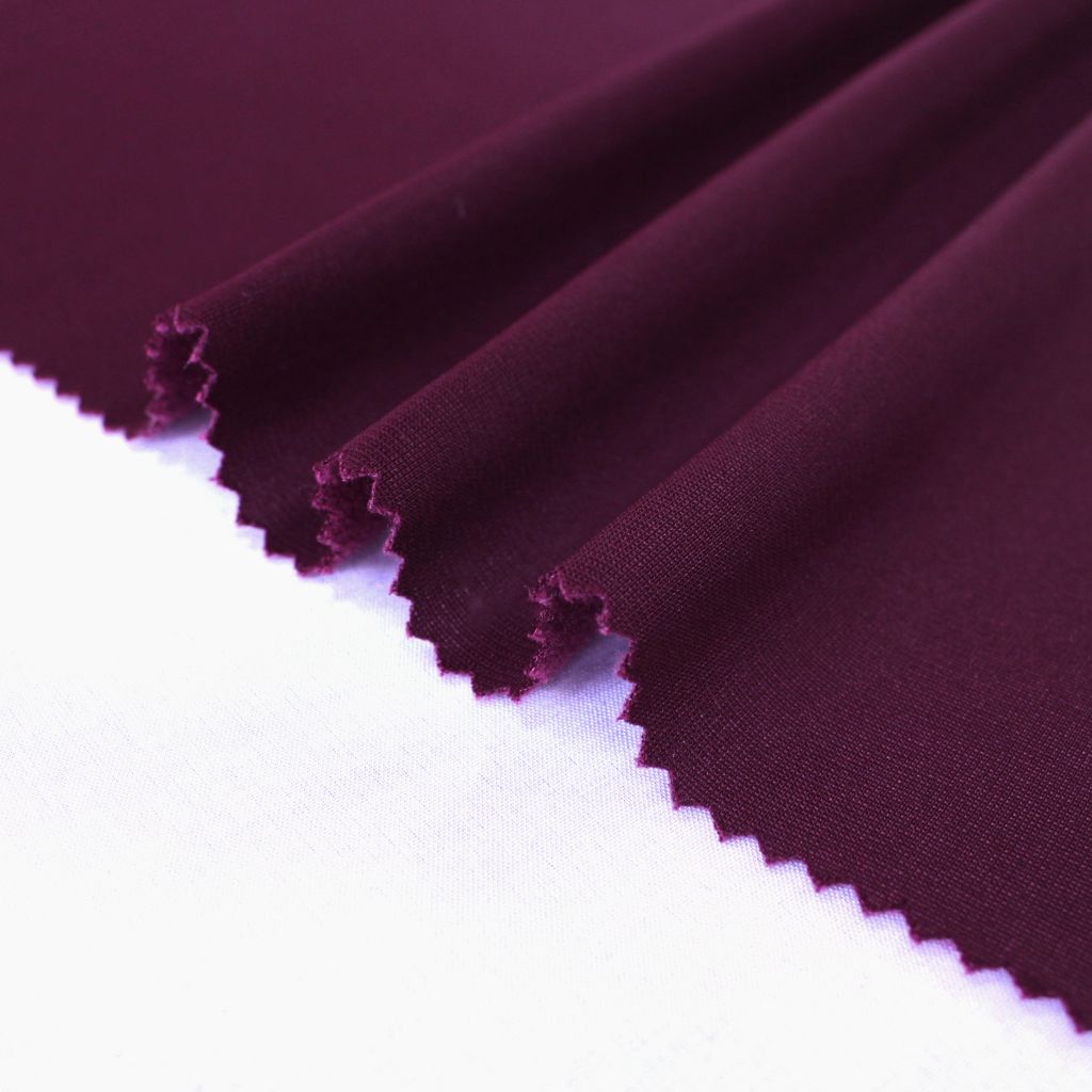 purple color tracksuit fabric school uniform super poly clinquant velvet fabric