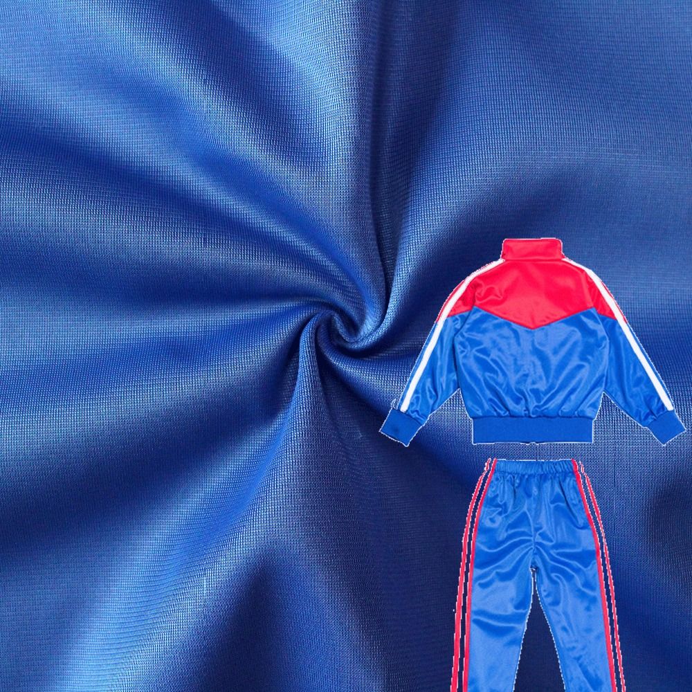 factory price Single-sided brushed superpoly fabric for track suit