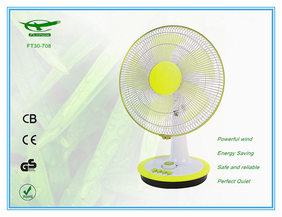 12 Inch Different Color Portabel Desk Fan Table Fan for Home /Office FT30-708