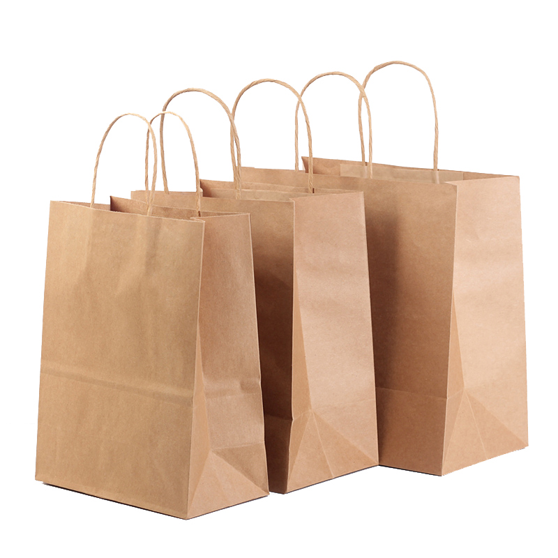 Customized Brown Kraft Paper Bag