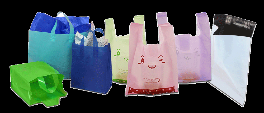 Customized Plastic Bag With Logo Print