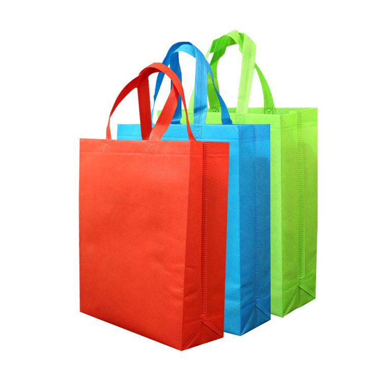 Promotional heat seal eco-friendly recycle pp non-woven tote shopping bag