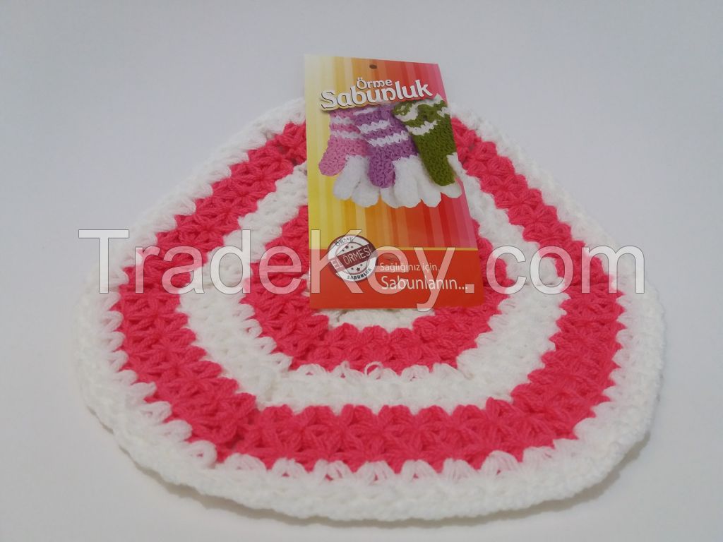 Knitted Fiber Bath, Round Shape