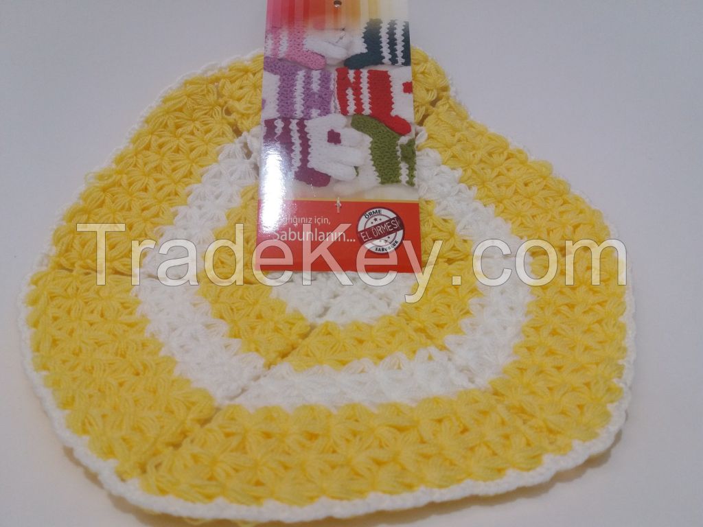 Knitted Fiber Bath, Round Shape