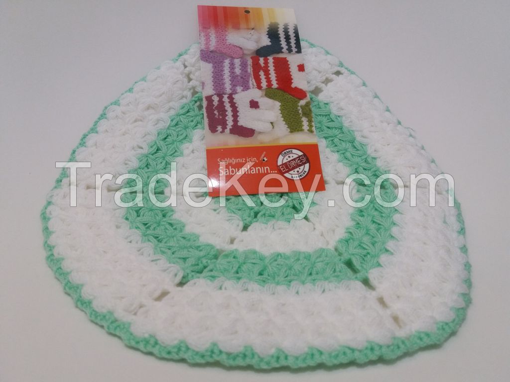 Knitted Fiber Bath, Round Shape