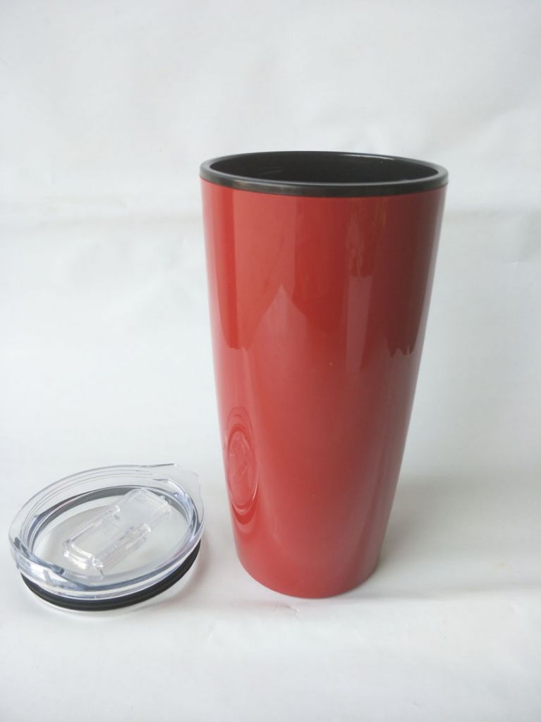 20oz double wall plastic promotional mug