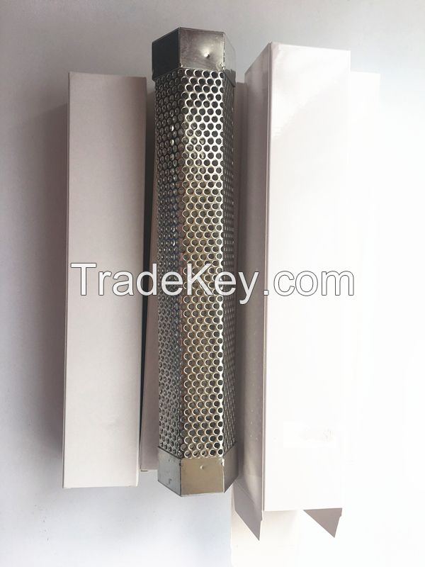 12&quot; BBQ Smoker Tube Generator Wood Pellet Grill Cold Smoke Mesh Stainless Steel