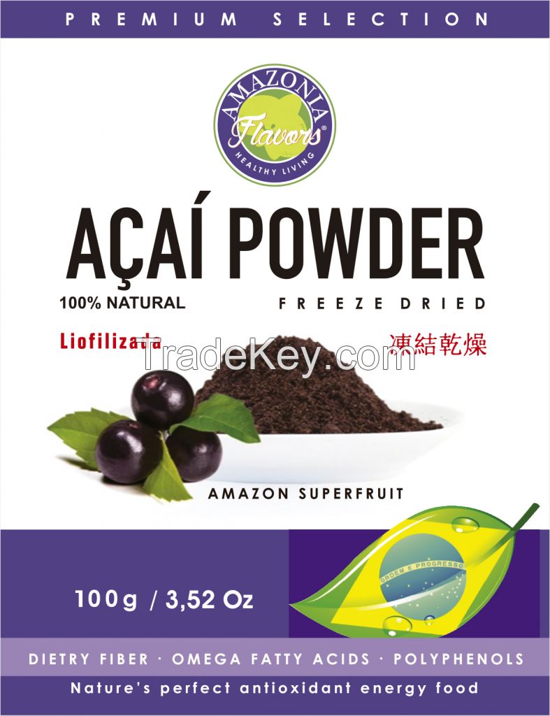 100% Natural Freeze Dried Acai Powder