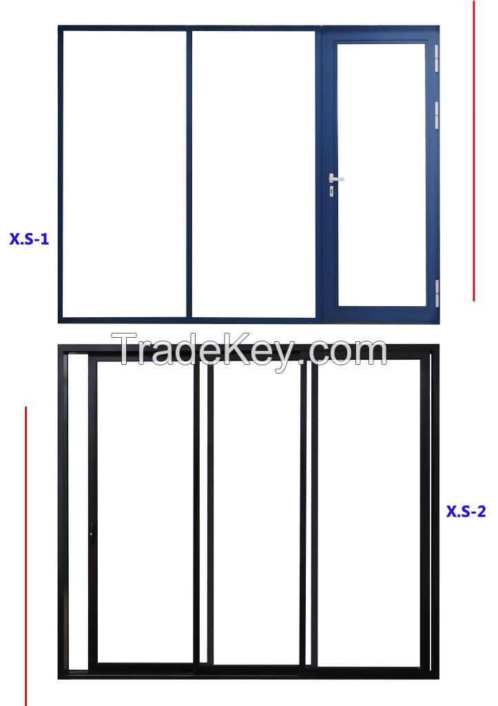 Aluminium sliding doors 2019 Narrow frame interior doors
