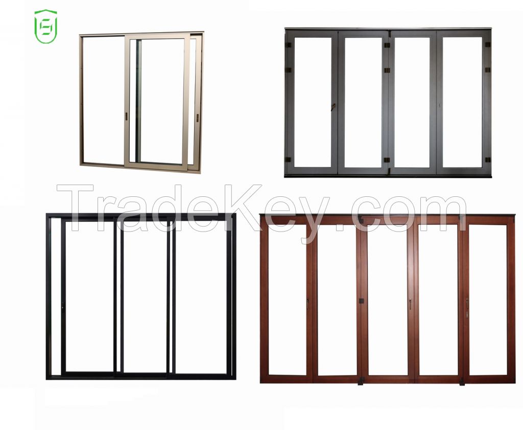 Aluminum sliding doors big space interior doors