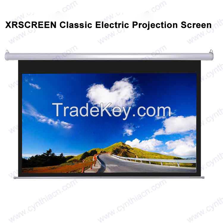 XRSCREEN XRSCREEN High Definition 3D 4K Motorized Projector Screen With RF / IR Remote Control