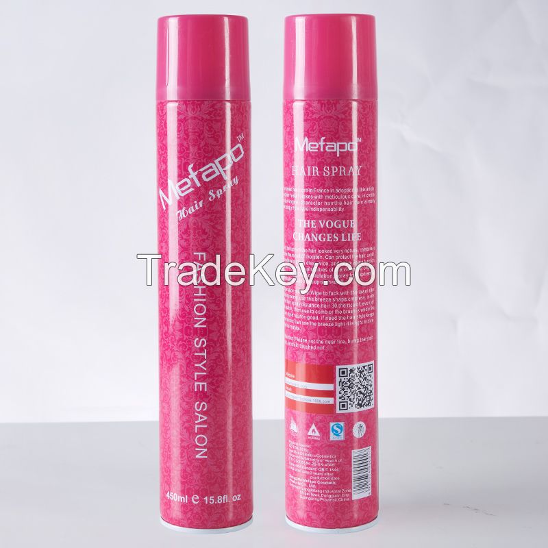 OEM/ODM Extra Strong Hold Hair Styling Hair Spray