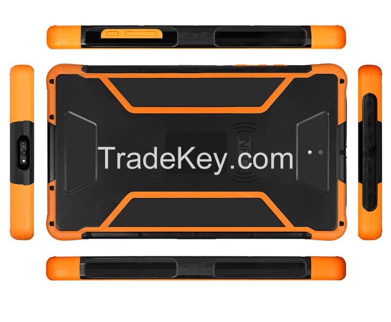Highton Factory Cheapest 8 inch android 4G IP67 rugged tablet with NFC 2D Barcode Fingerprint