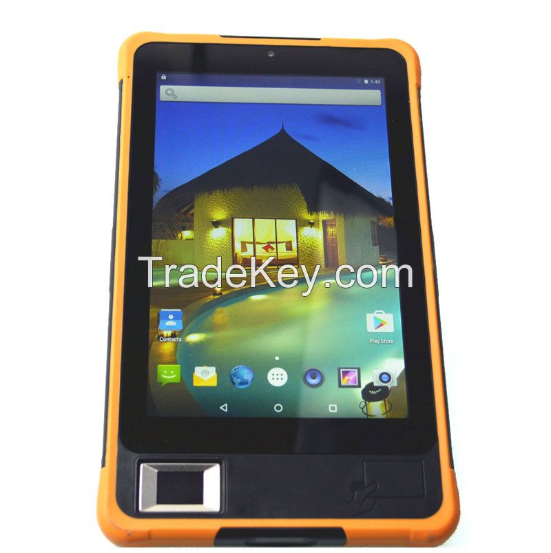 Highton Factory Cheapest 8 inch android 4G IP67 rugged tablet with NFC 2D Barcode Fingerprint