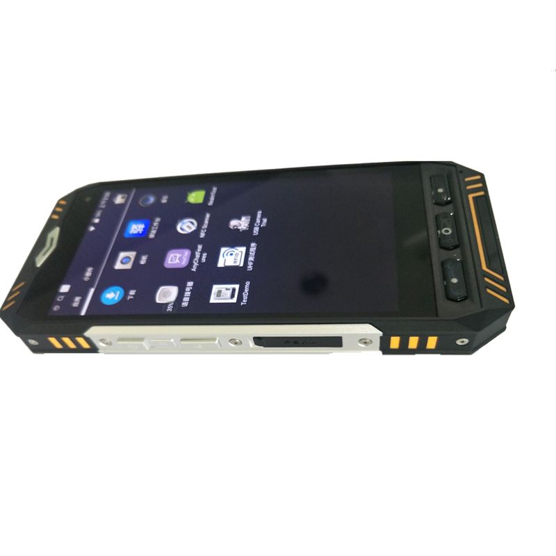 Cheapest Factory 5.5 inch IP68 1920*1080 Android7.1 PDA Scanning Solution with MSM8953 Octa-core  5000mAh Fingerprint 2D Barcode UHF RFID . Handheld,mobile computer.handheld scanner