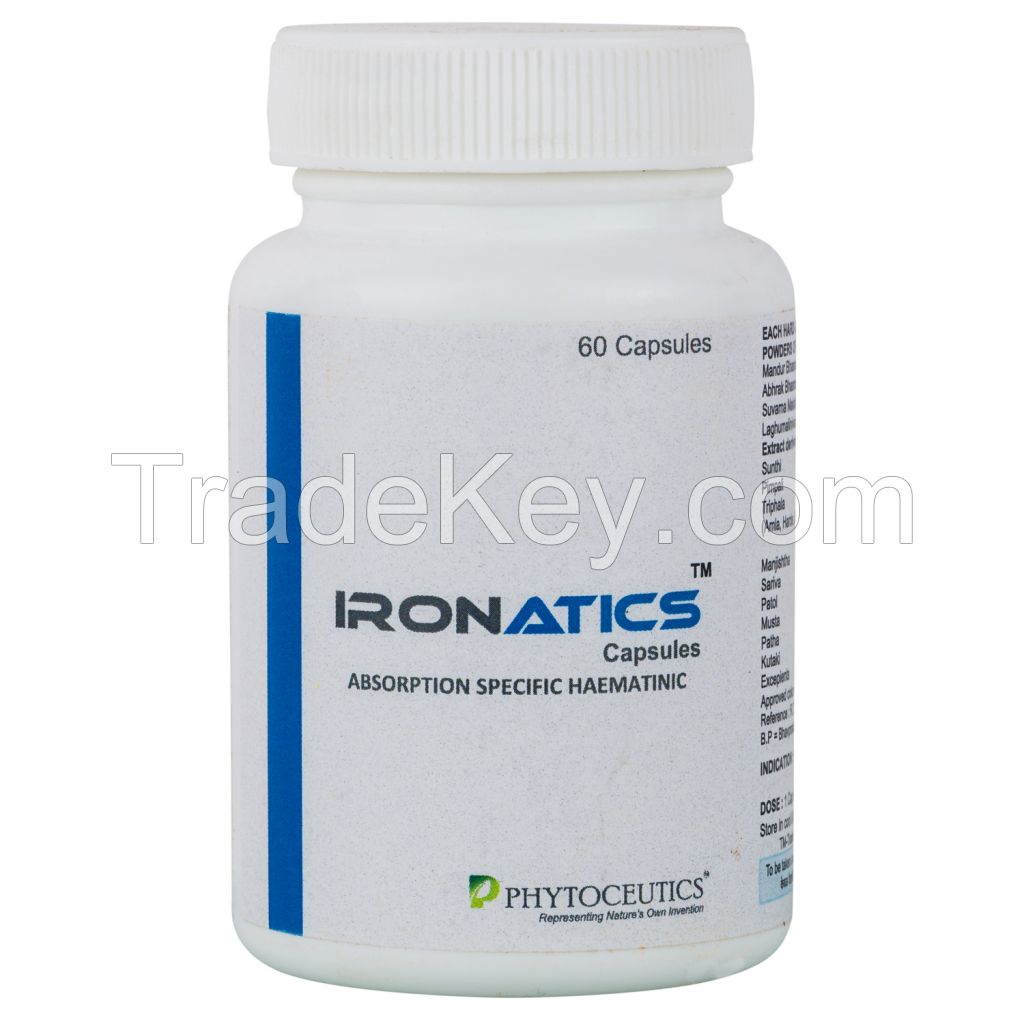 Ironatics Capsule - A Natural Iron Supplement 