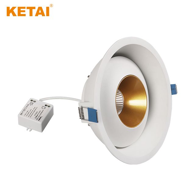 16w Aluminum Rotatable Led Recessed Downlight With Good Passive Cooling System